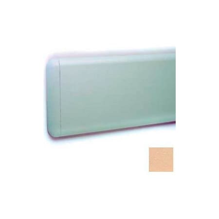 Pawling Wall Guard W/Rounded Top & Bottom Edges, Plastic Clip Retainer System, 7-3/4"H x 12'L, Toffee WG-8C-12-113